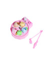 Silent Family Fun Rotating Fishing Disk Clip - Pink
